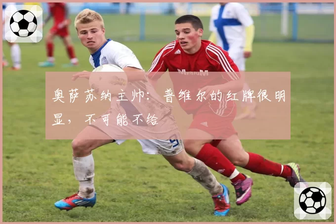 奥萨苏纳主帅:普维尔的红牌很明显,不可能不给